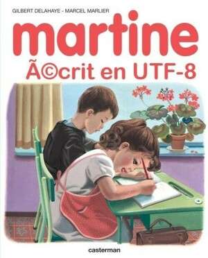Détournement d'un album de Martine